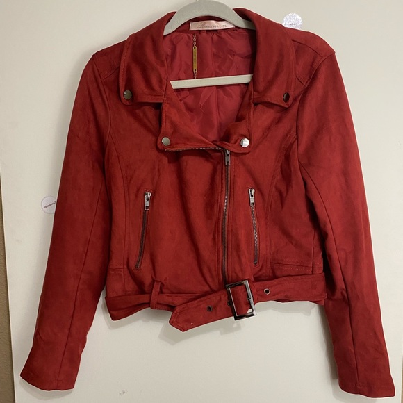 ❤️ Lovers + Friends Grant jacket in burgundy - Picture 5 of 7